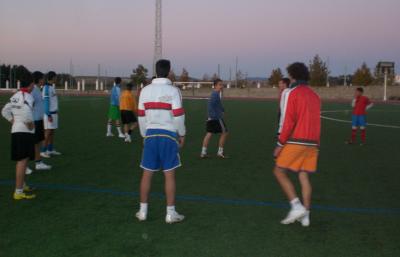 ENTRENAMIENTO PREPARATORIO PARA EL PARTIDO CONTRA EL BORNENSE