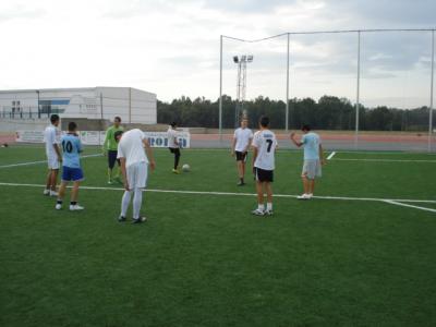 ENTRENAMIENTO FISICO EL LUNES PARA EMPEZAR A PREPAR EL PARTIDO FRENTE AL PTO. SERRANO