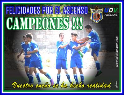 LA UDV CADETE FELICITA A LA UDV INFANTIL